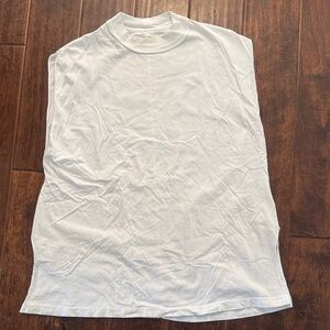 We The Free White Muscle Tank